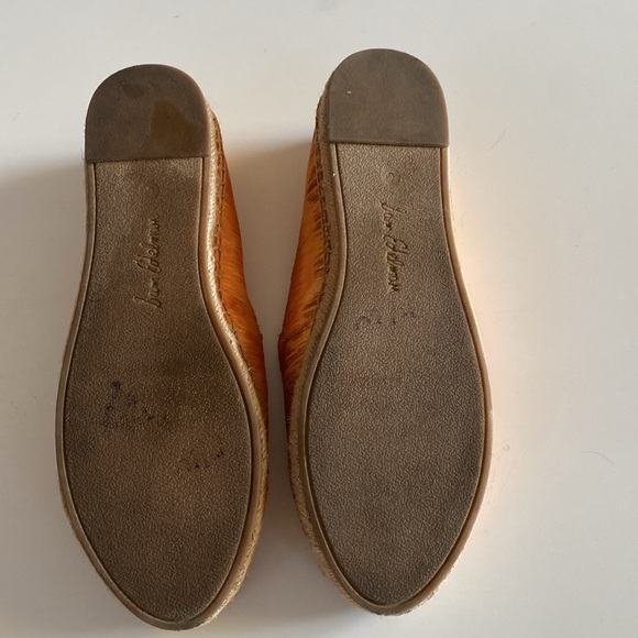 Sam Edelman Kai 2 Orange Loafer with Espadrille Detail - Picture 7 of 9